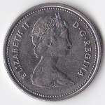 25 центов (квотер) 1985 Канада - 25 cents (quarter) 1985 Canada