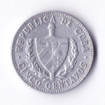 5 сентаво 1968 Куба - 5 centavos 1968 Cuba