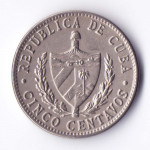 5 сентаво 1961 Куба - 5 centavos 1961 Cuba