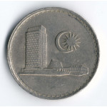 50 сенов 1982 Малайзия - 50 sen 1982 Malaysia, из оборота