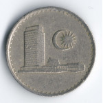 10 сенов 1982 Малайзия - 10 sen 1982 Malaysia, из оборота