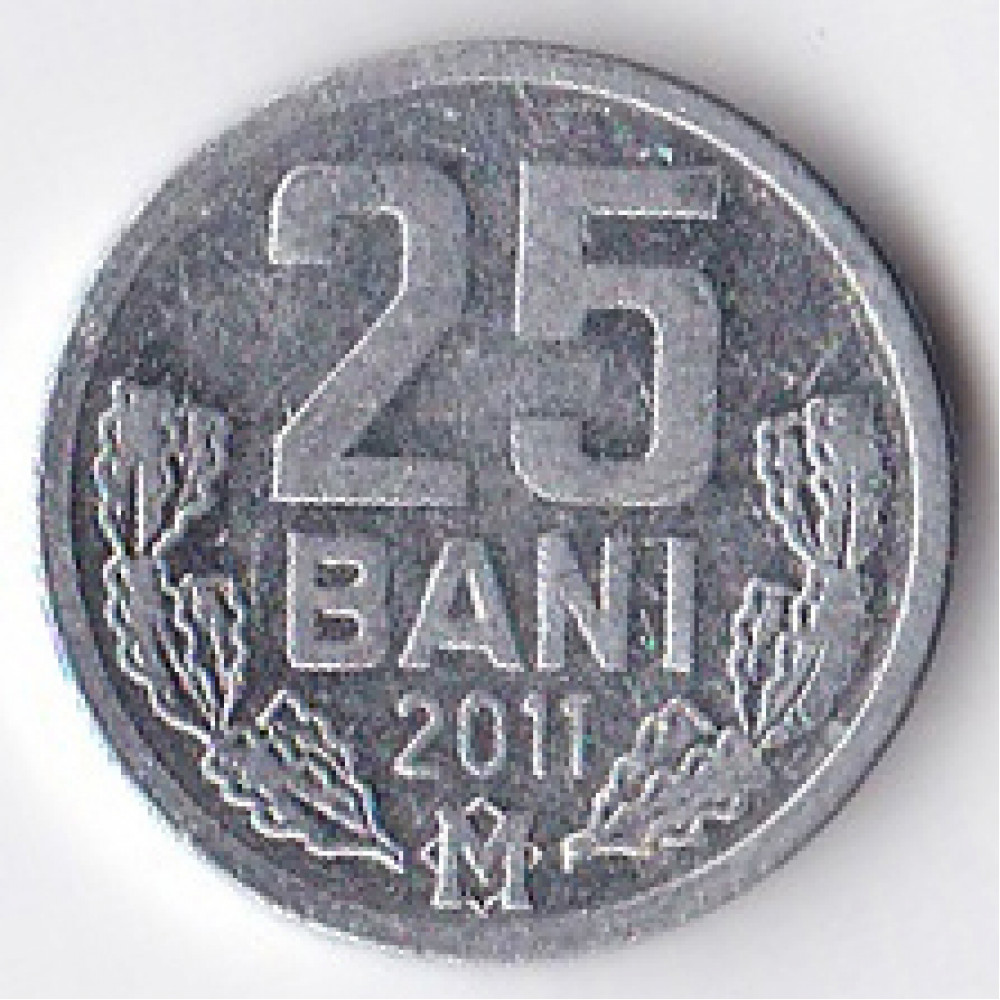 25 бани 2011 Молдавия - 25 bani 2011 Moldova