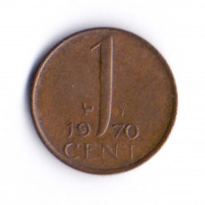 1 цент 1970 Нидерланды - 1 cent 1970 Netherlands