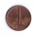 1 цент 1969 Нидерланды - 1 cent 1969 Netherlands