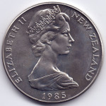 1 доллар 1985 Новая Зеландия - 1 dollar 1985 New Zealand