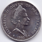 1 доллар 1982 Новая Зеландия - 1 dollar 1982 New Zealand