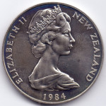 1 доллар 1984 Новая Зеландия - 1 dollar 1984 New Zealand