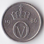 10 эре 1986 Норвегия - 10 ore 1986 Norway
