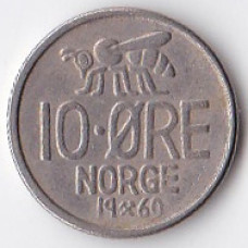 10 эре 1969 Норвегия - 10 ore 1969 Norway