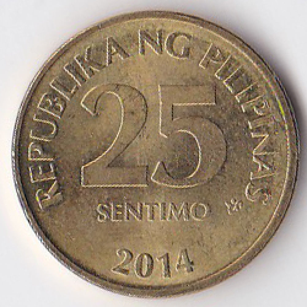 25 сентимо 2014 Филиппины - 25 sentimo 2014 Philippines