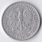 2 злотых 1974 Польша - 2 zlote 1974 Poland