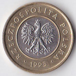 2 злотых 1995 Польша - 2 zlote 1995 Poland