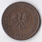 5 злотых 1982 Польша - 5 zlotych 1982 Poland