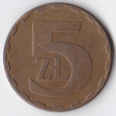 5 злотых 1983 Польша - 5 zlotych 1983 Poland