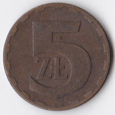 5 злотых 1977 Польша - 5 zlotych 1977 Poland