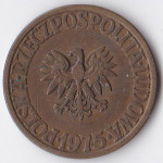 5 злотых 1975 Польша - 5 zlotych 1975 Poland
