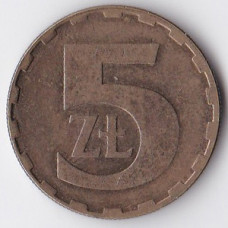 5 злотых 1987 Польша - 5 zlotych 1987 Poland