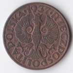 5 грошей 1937 Польша - 5 groszy 1937 Poland
