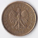 5 грошей 1998 Польша - 5 groszy 1998 Poland
