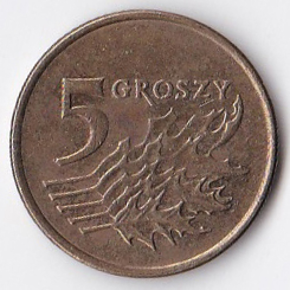 5 грошей 1999 Польша - 5 groszy 1999 Poland