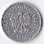 10 грошей 1965 Польша - 10 groszy 1965 Poland