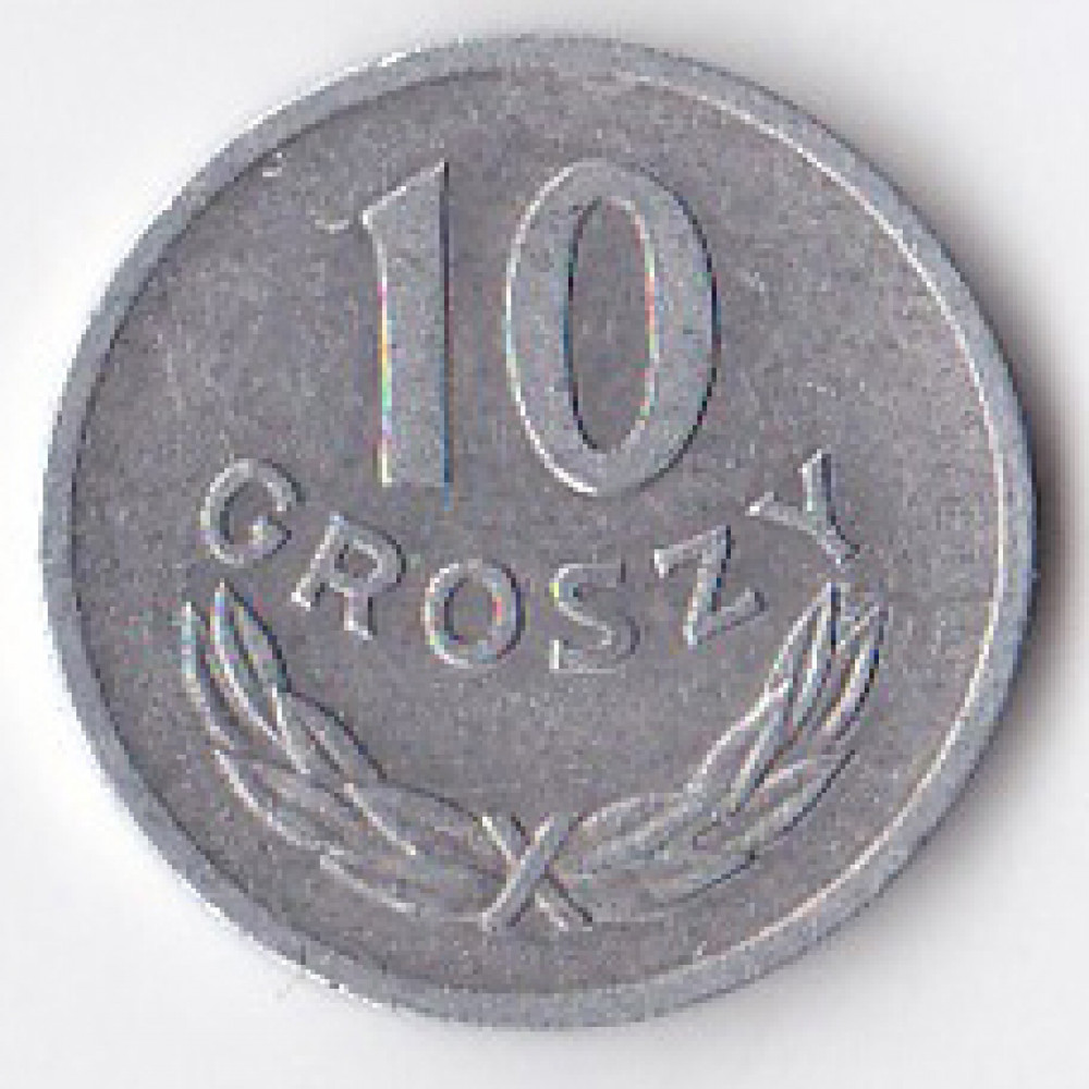 10 грошей 1965 Польша - 10 groszy 1965 Poland