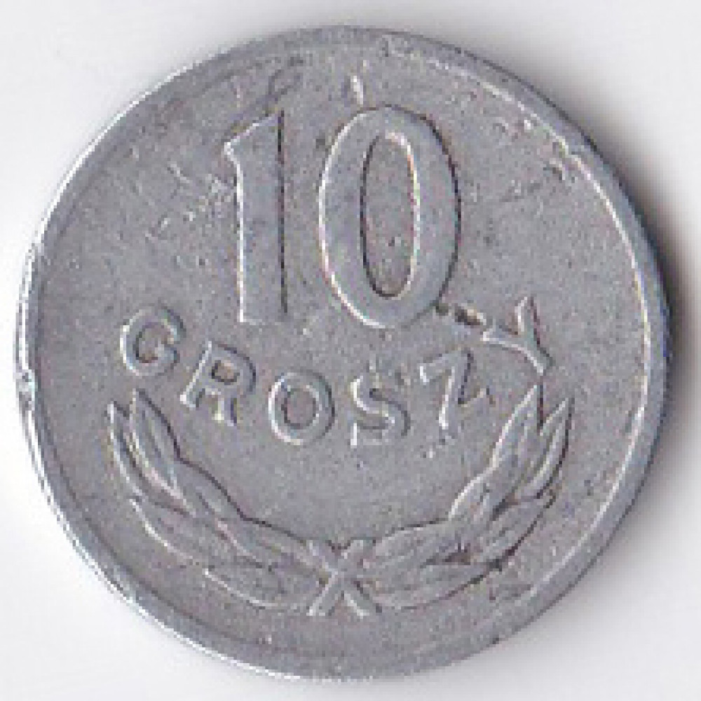 10 грошей 1966 Польша - 10 groszy 1966 Poland