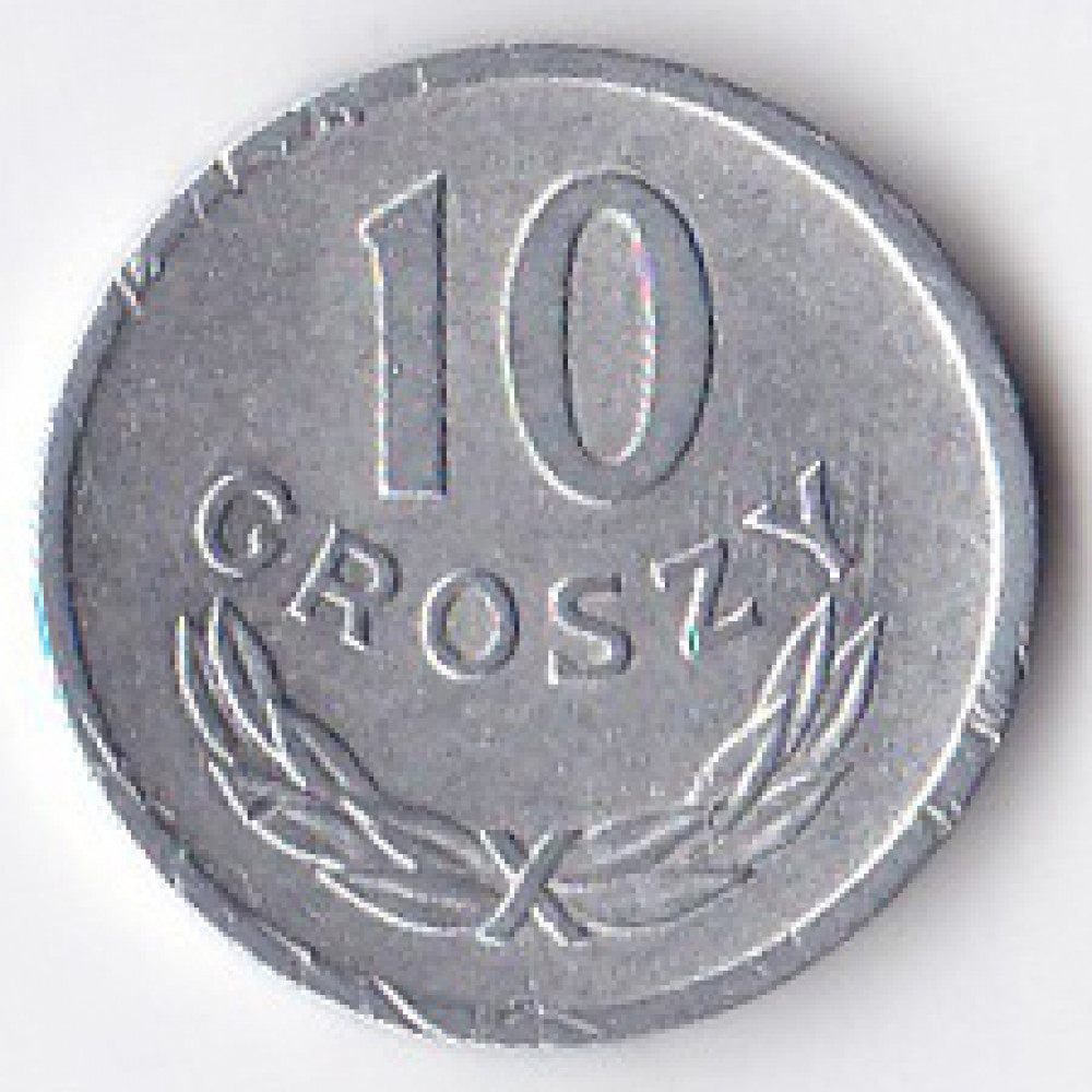 10 грошей 1974 Польша - 10 groszy 1974 Poland