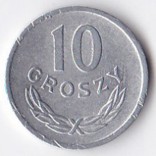 10 грошей 1974 Польша - 10 groszy 1974 Poland