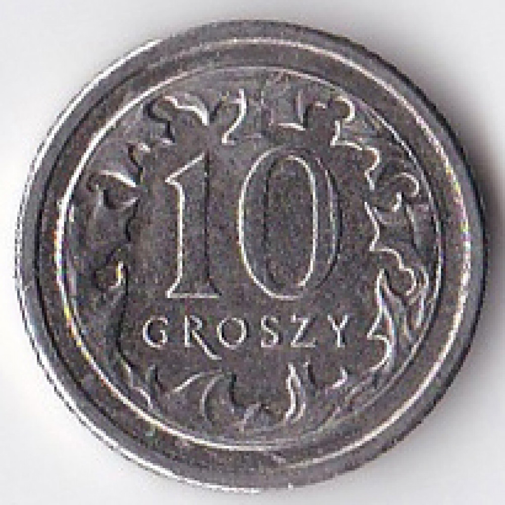 10 грошей 2012 Польша - 10 groszy 2012 Poland