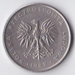 10 злотых 1987 Польша - 10 zlotych 1987 Poland