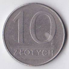 10 злотых 1987 Польша - 10 zlotych 1987 Poland