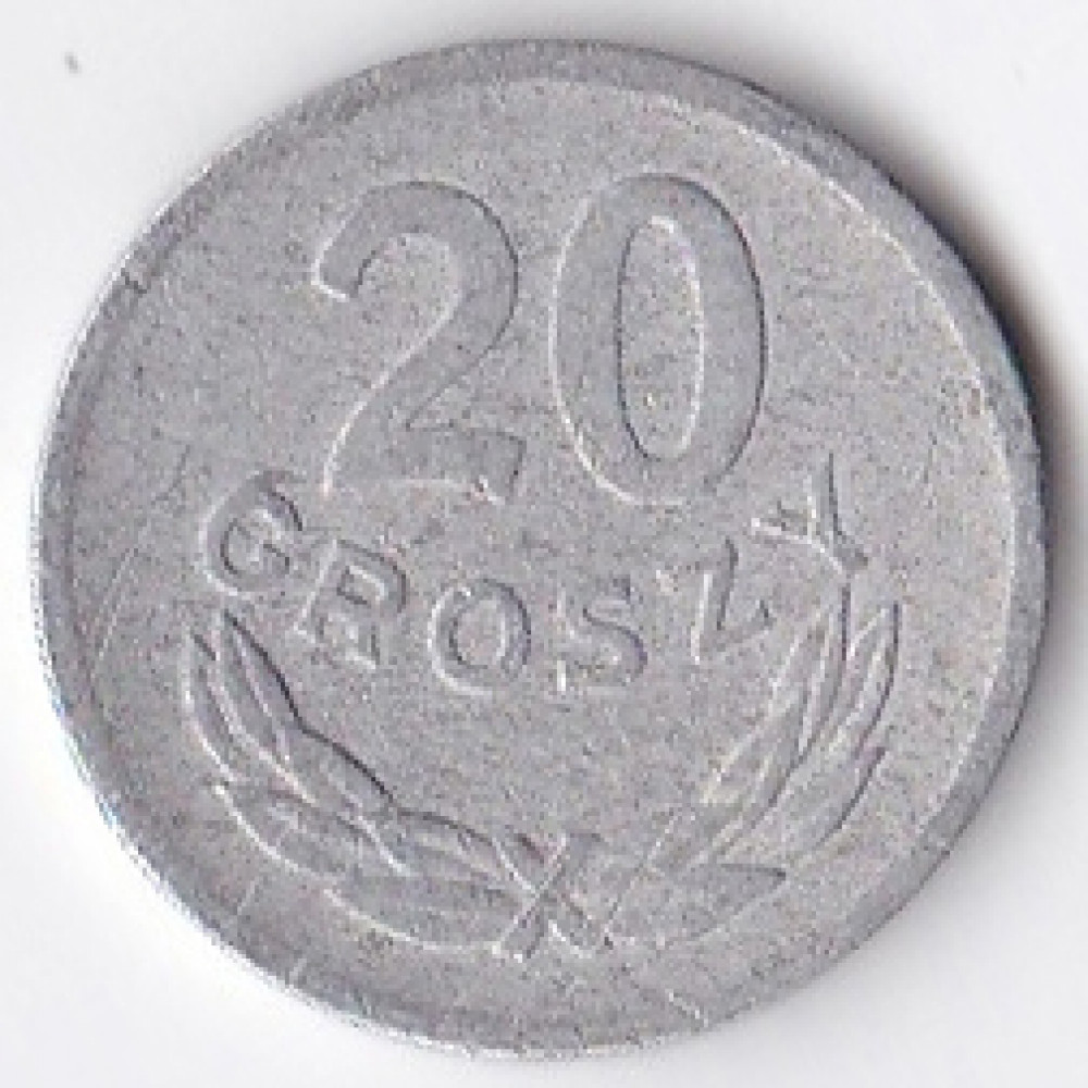 20 грошей 1970 Польша - 20 groszy 1970 Poland