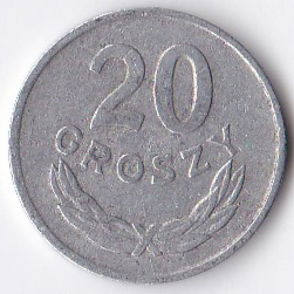 20 грошей 1966 Польша - 20 groszy 1966 Poland