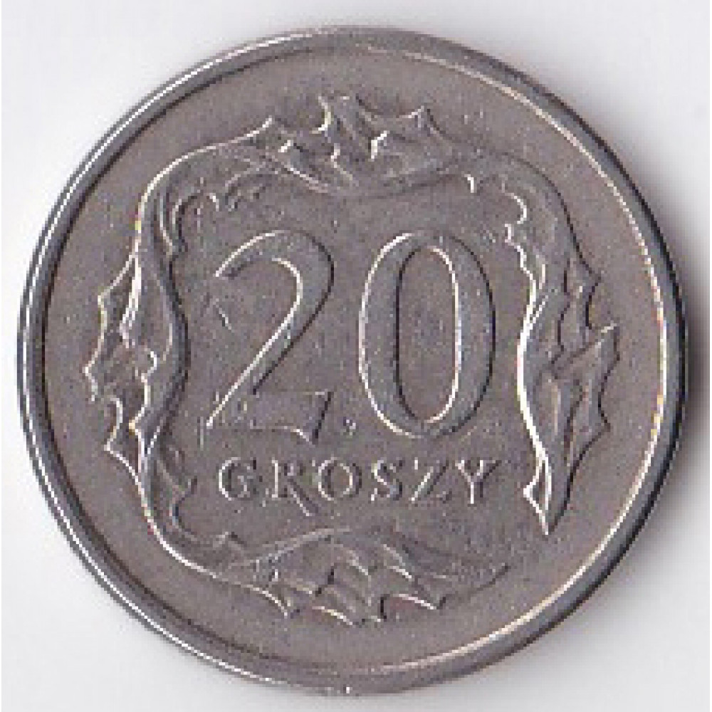 20 грошей 1992 Польша - 20 groszy 1992 Poland