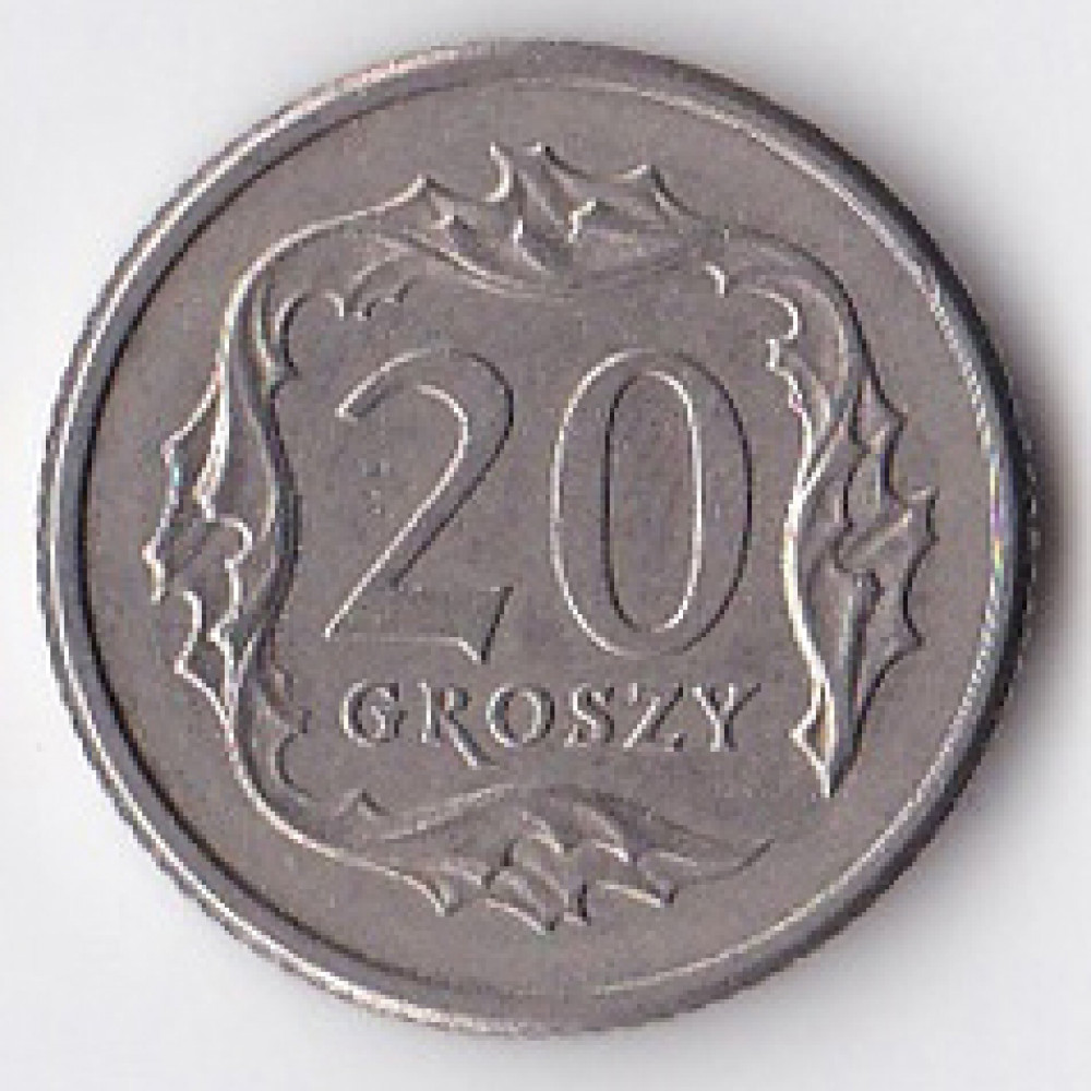 20 грошей 1997 Польша - 20 groszy 1997 Poland