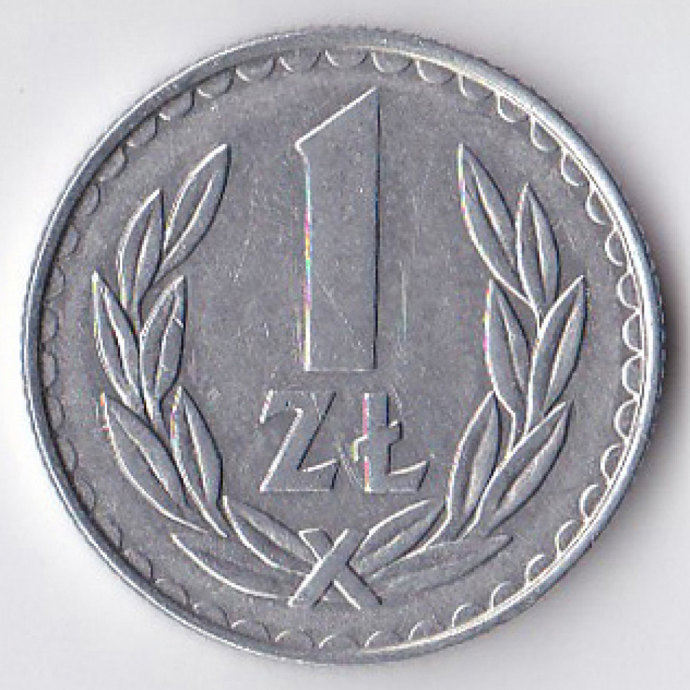 1 злотый 1987 Польша - 1 zloty 1987 Poland