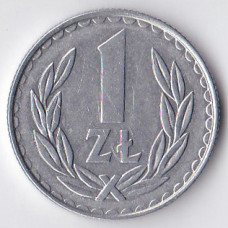 1 злотый 1987 Польша - 1 zloty 1987 Poland