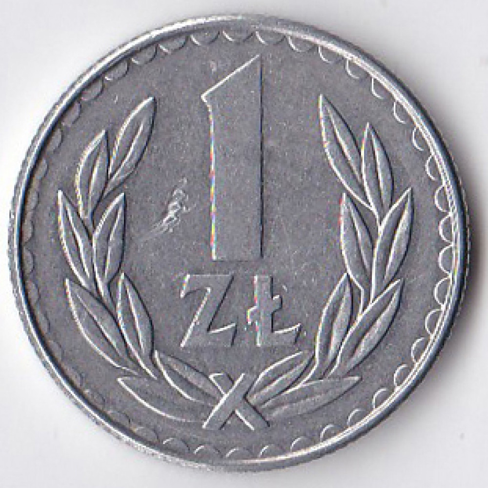 1 злотый 1988 Польша - 1 zloty 1988 Poland
