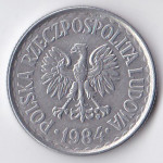 1 злотый 1984 Польша - 1 zloty 1984 Poland