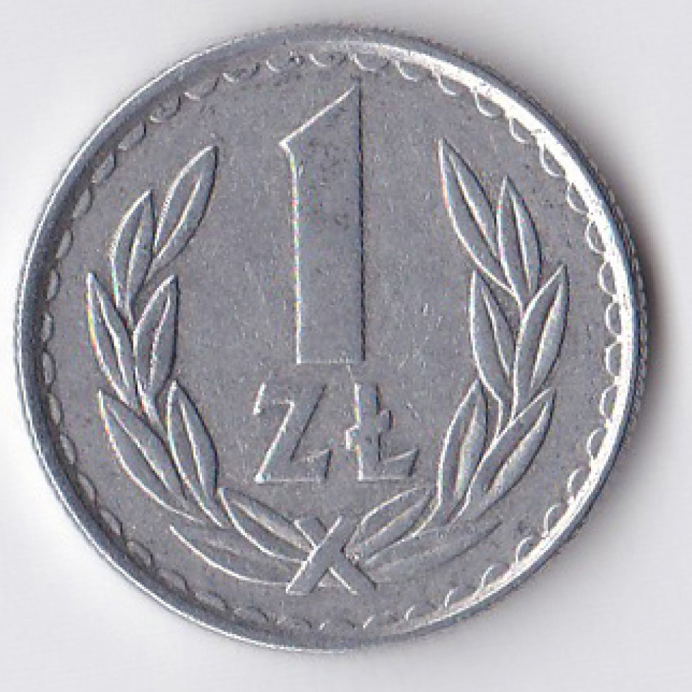 1 злотый 1985 Польша - 1 zloty 1985 Poland