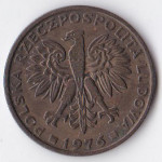 2 злотых 1976 Польша - 2 zlote 1976 Poland