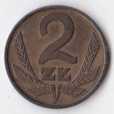 2 злотых 1976 Польша - 2 zlote 1976 Poland