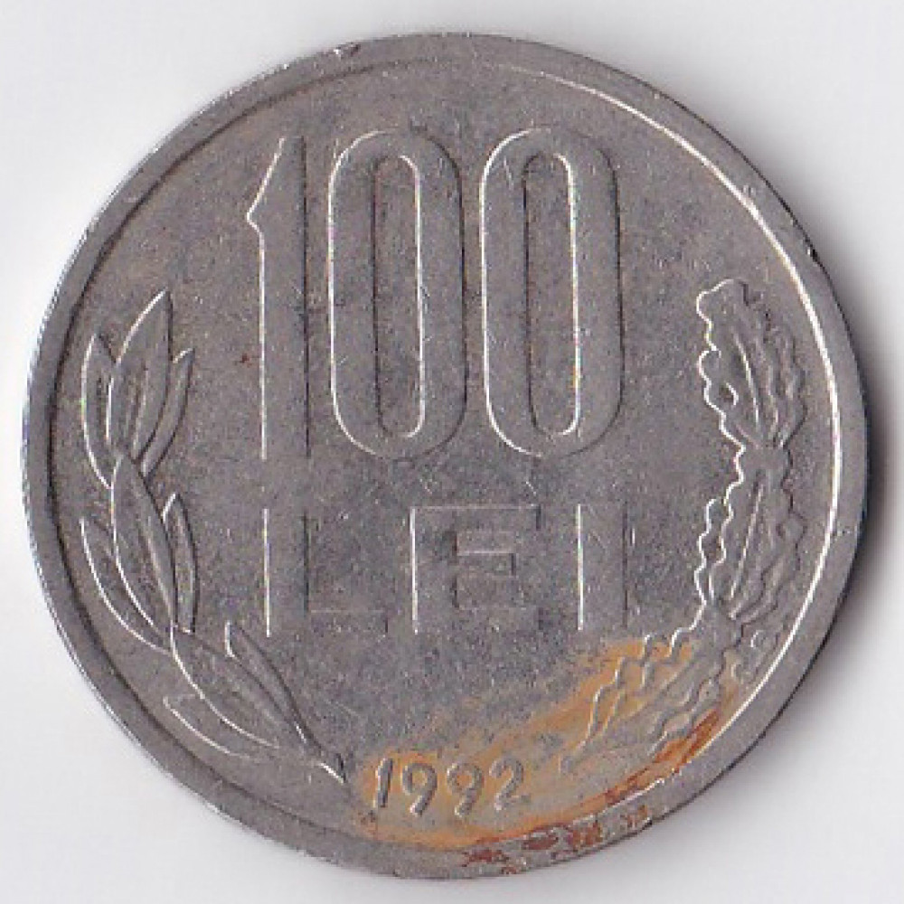 100 лей 1992 Румыния - 100 lei 1992 Romania