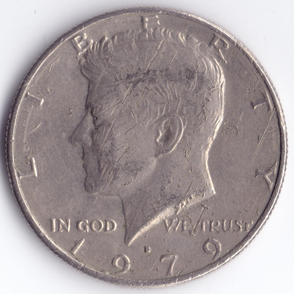 1/2 доллара 1979 США - half dollar 1979 USA, D