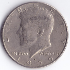 1/2 доллара 1979 США - half dollar 1979 USA, D