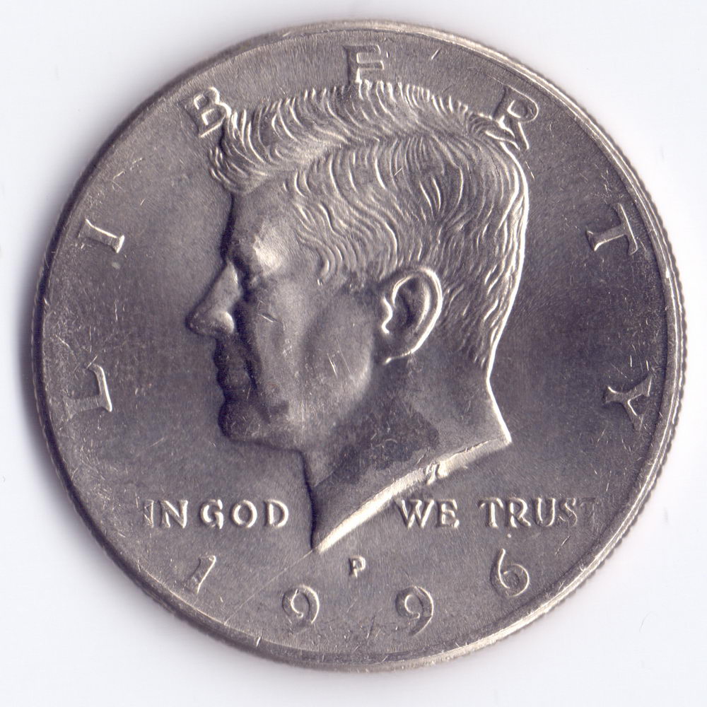 1/2 доллара 1996 США - half dollar 1996 USA, P, из оборота