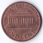1 цент 2000 США - 1 cent 2000 USA, Без МД