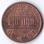 1 цент 1991 США - 1 cent 1991 USA, Без МД