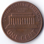 1 цент 1976 США - 1 cent 1976 USA, D